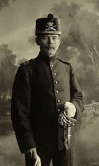 J.L. Scherpenisse als veldartillerist in het Nederlandse leger. Rond 1913/1914